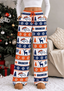 Womens Denver Broncos Christmas Wide Leg Pants
