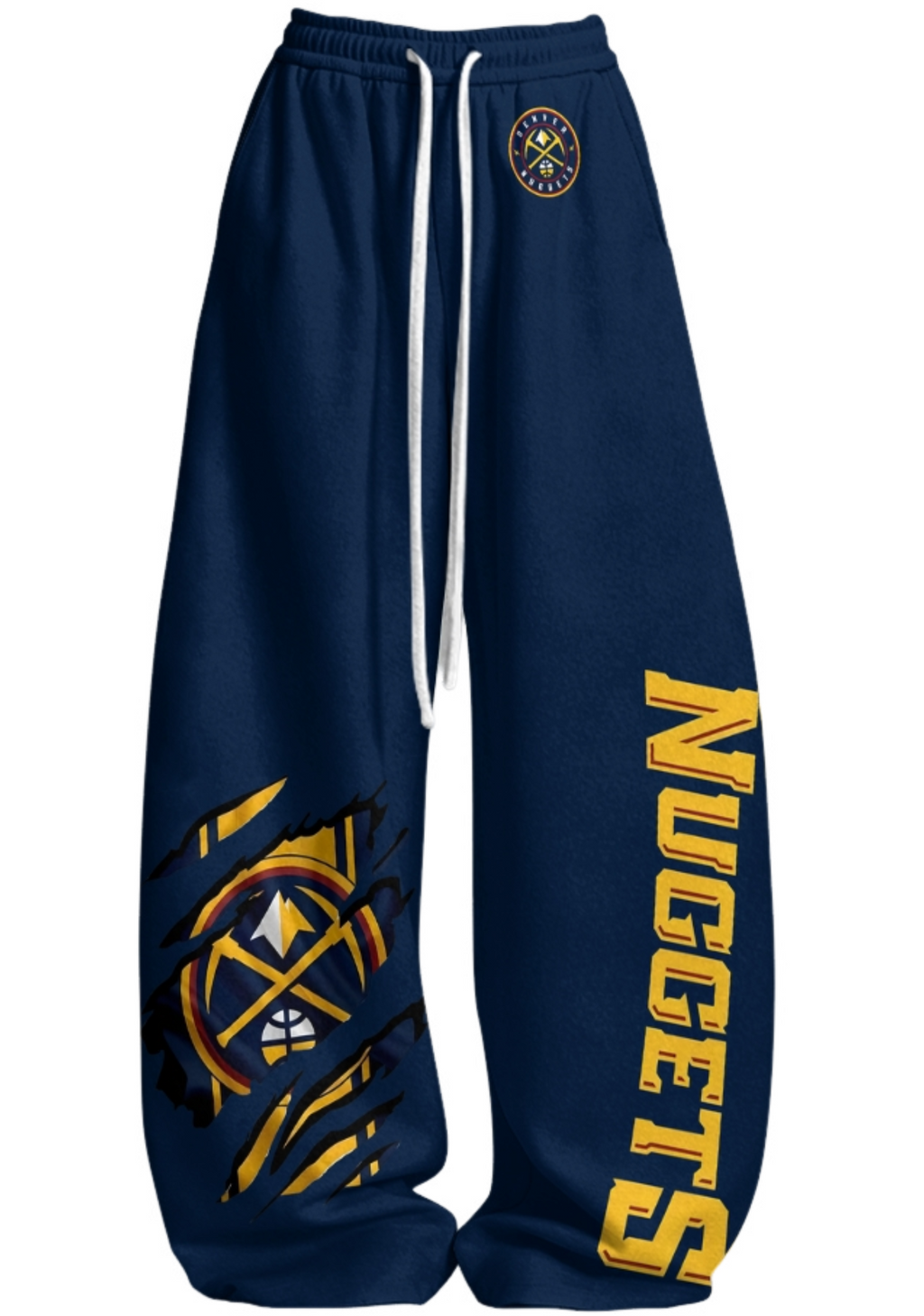 Denver Nuggets Tops & Elasticated Trousers Two-Piece Set