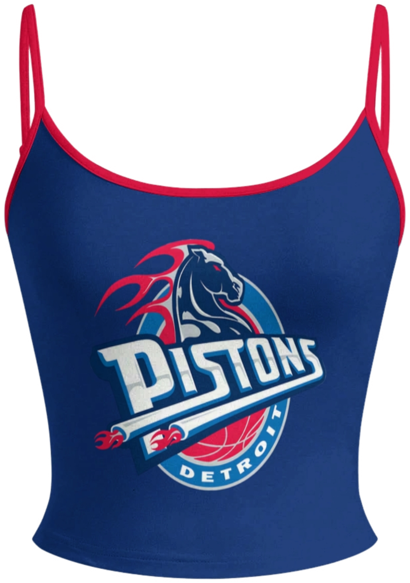 Detroit Pistons Tops & Elasticated Trousers Two-Piece Set Secondary image