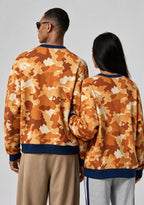 Denver Broncos Orange Camo Graphic Crewneck Sweatshirt