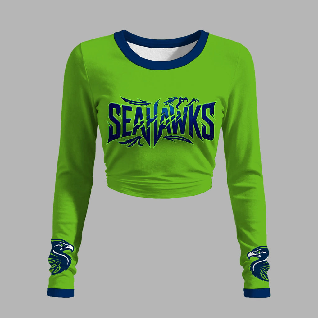 "Seattle Seahawks" Long-sleeved double-layer stretch pants set