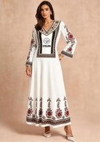 Pittsburgh Steelers Floral Ethnic Print Game‑Day Midi Dress