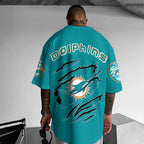Unisex "Miami Dolphins" Inspired Trendy T-shirt