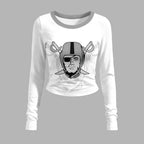 Las Vegas Raiders Long-Sleeved Double-Layer Stretch Pants Set | NFL