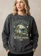 Women's Football Wilderness Floral Helmet Printed Long-Sleeve T-Shirt