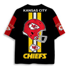 Kansas City Chiefs Football Helmet Jersey Shirts