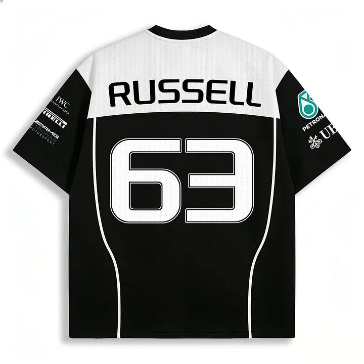 2026 Mercedes F1 George Russell 63 Mesh Jersey
