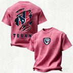 Houston Texans Printed Unisex 100% Pure Cotton Washed T-Shirt