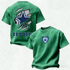 Dallas Cowboys Printed Unisex 100% Pure Cotton Washed T-Shirt