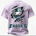 Philadelphia Eagles Printed Unisex 100% Pure Cotton Washed T-Shirt