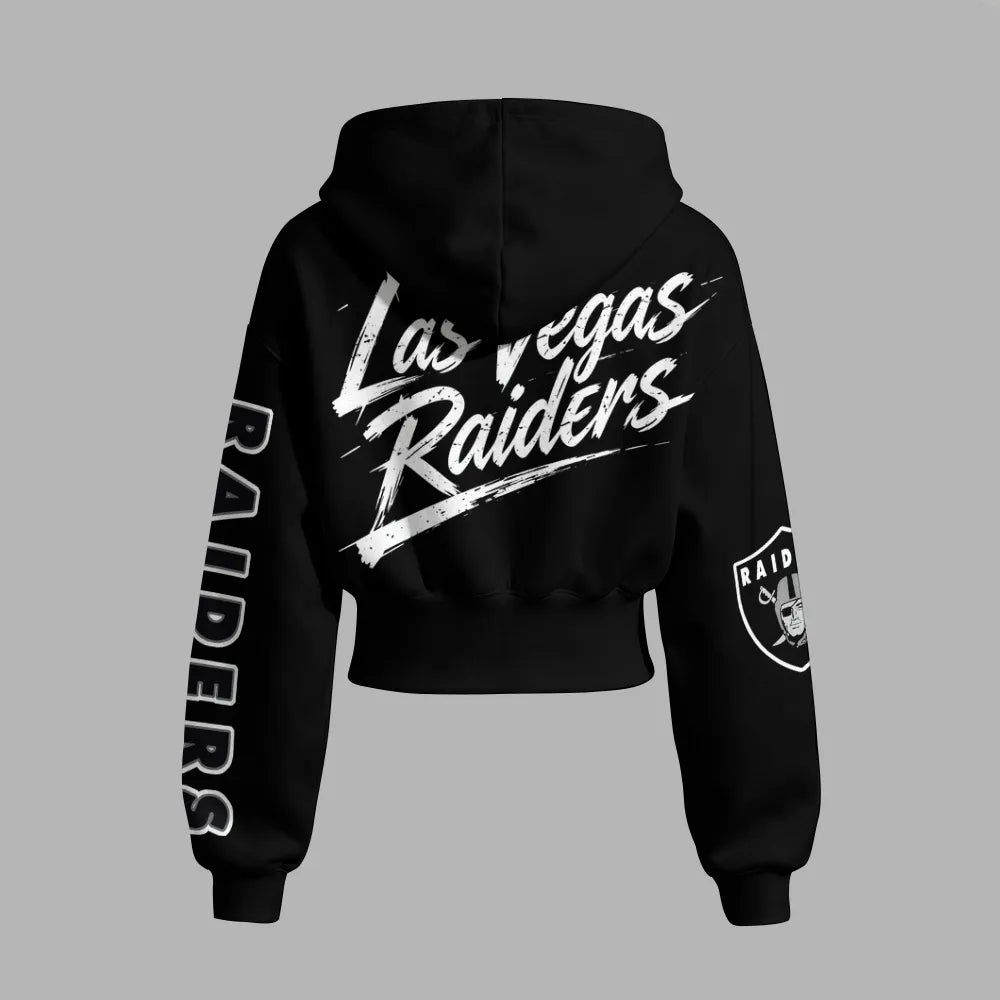 Las Vegas Raiders Zip-up hooded jacket and elastic-waist pants set | NFL