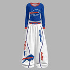 Buffalo Bills Long-Sleeved Double-Layer Stretch Pants Set | NFL