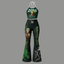 One Piece Halter Crop Top + High Waist Flared Pants Matching 2-Piece Set