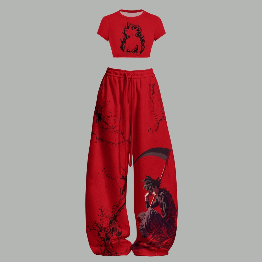 DRAGON BALL Women T-Shirt  & Elasticated Trousers Two-Piece Set Main image