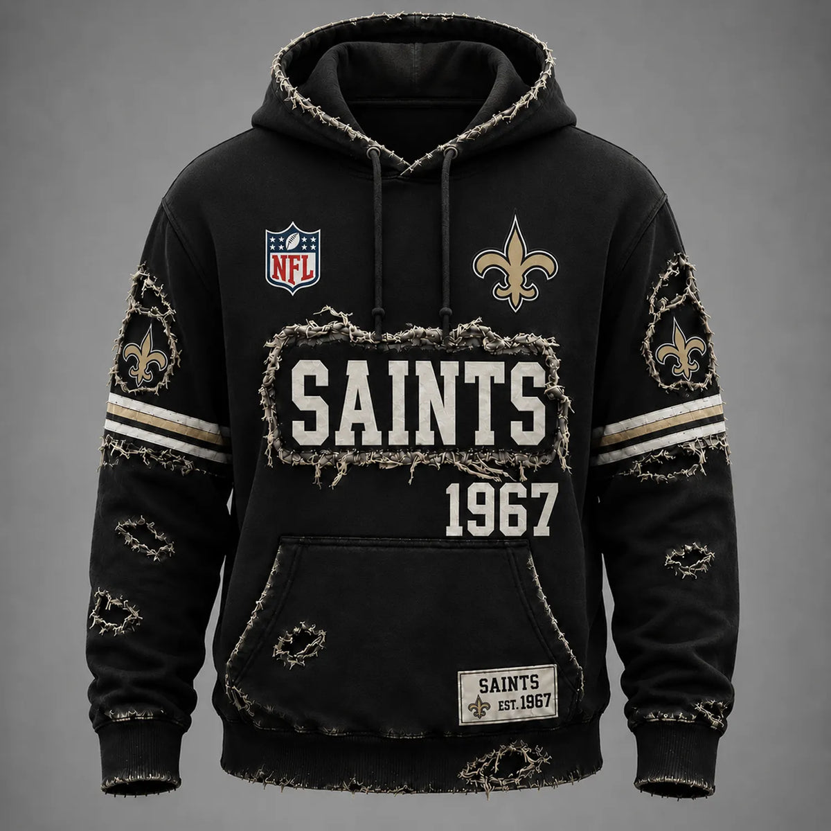NO x NFL LUXURY V-Neck T-Shirt 3005 DatND DVT