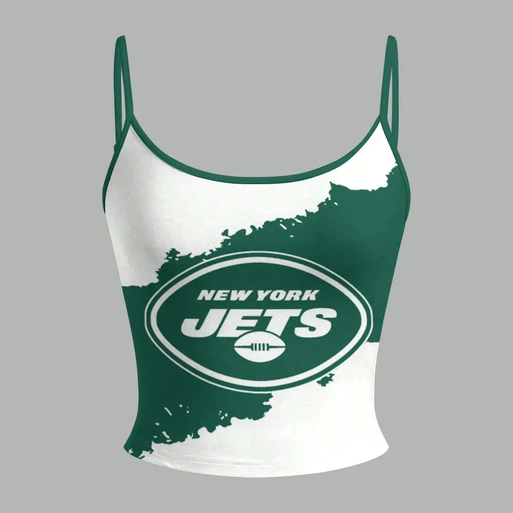 New York Jets Top & Elasticated Trousers Two-Piece Set | NFL