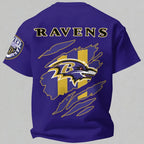 "Baltimore Ravens" Printed Oversized Unisex T-shirt