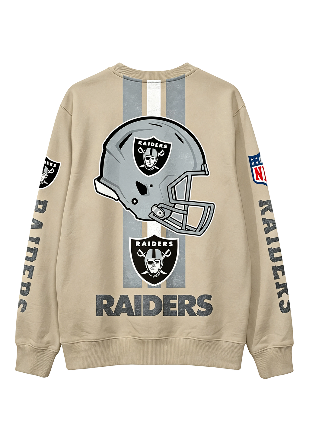Las Vegas Raiders 1960 Football Helmet Graphic Crewneck Sweatshirt