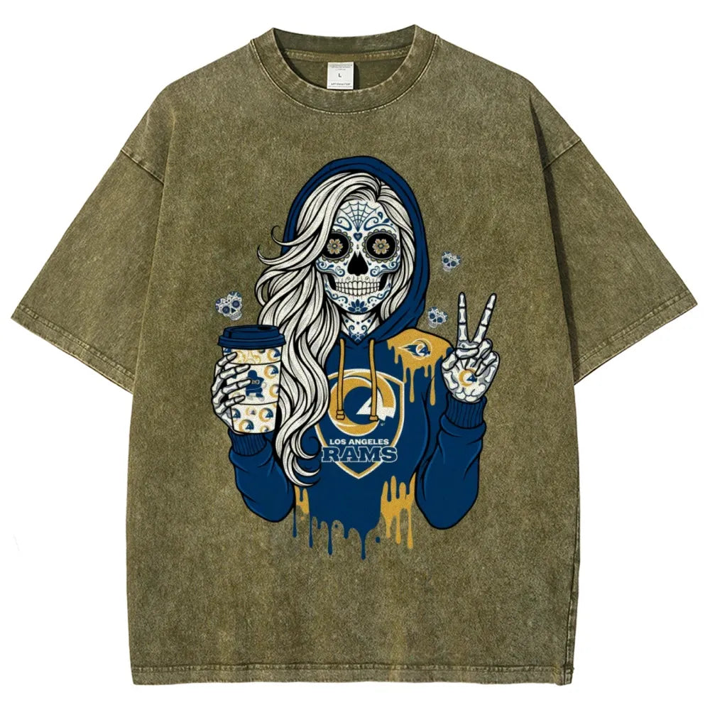 Unisex ¡°Los Angeles Rams¡±Vintage Washed Tee