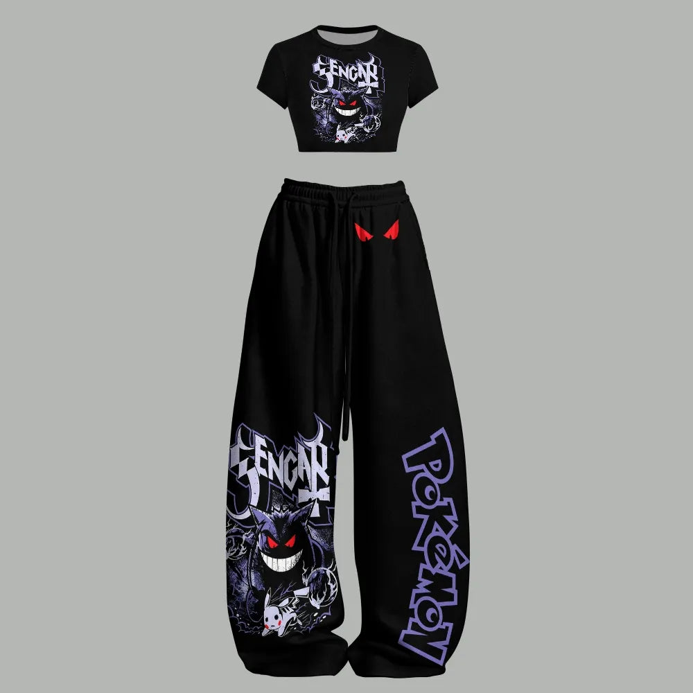 Pokémon T-Shirt  & Elasticated Trousers Two-Piece Set