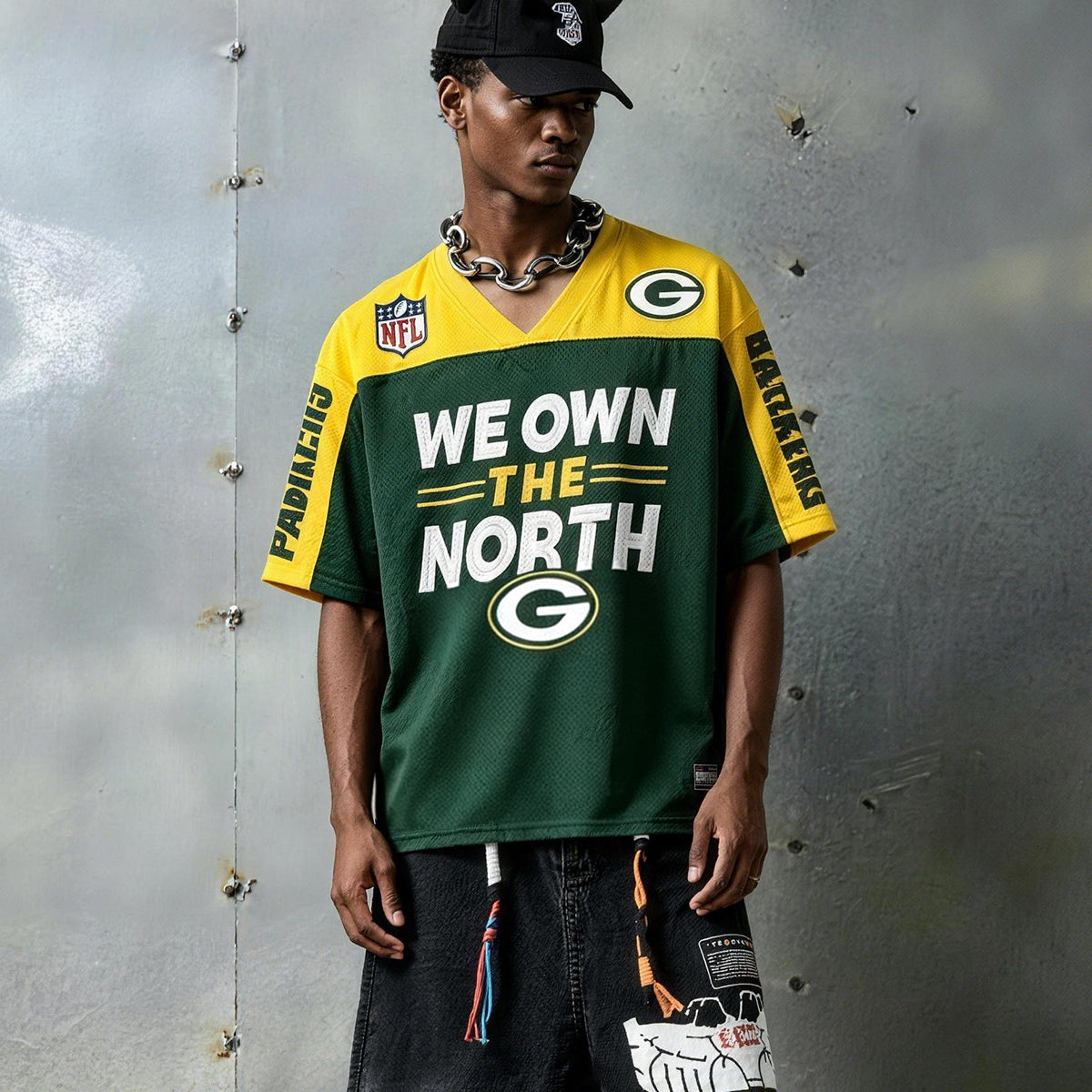 Green Bay Packers "We Own The North" Graphic Jersey Shirts Main image