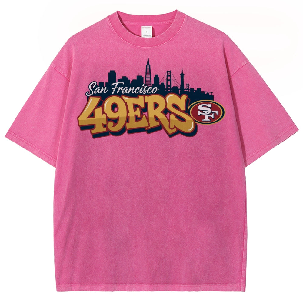 San Francisco 49ers Unisex Vintage Washed T-shirt