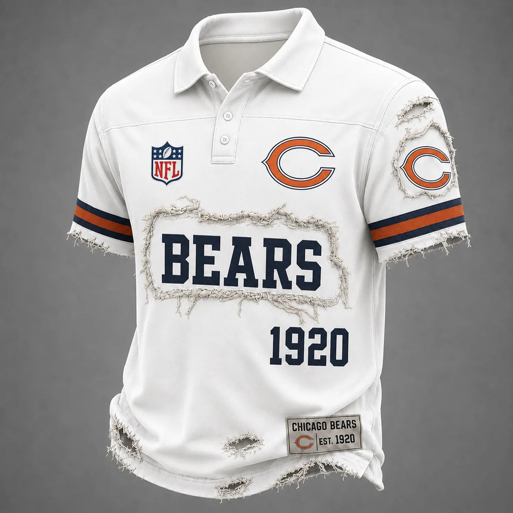 CHI x NFL LUXURY V-Neck T-Shirt 3005 DatND DVT