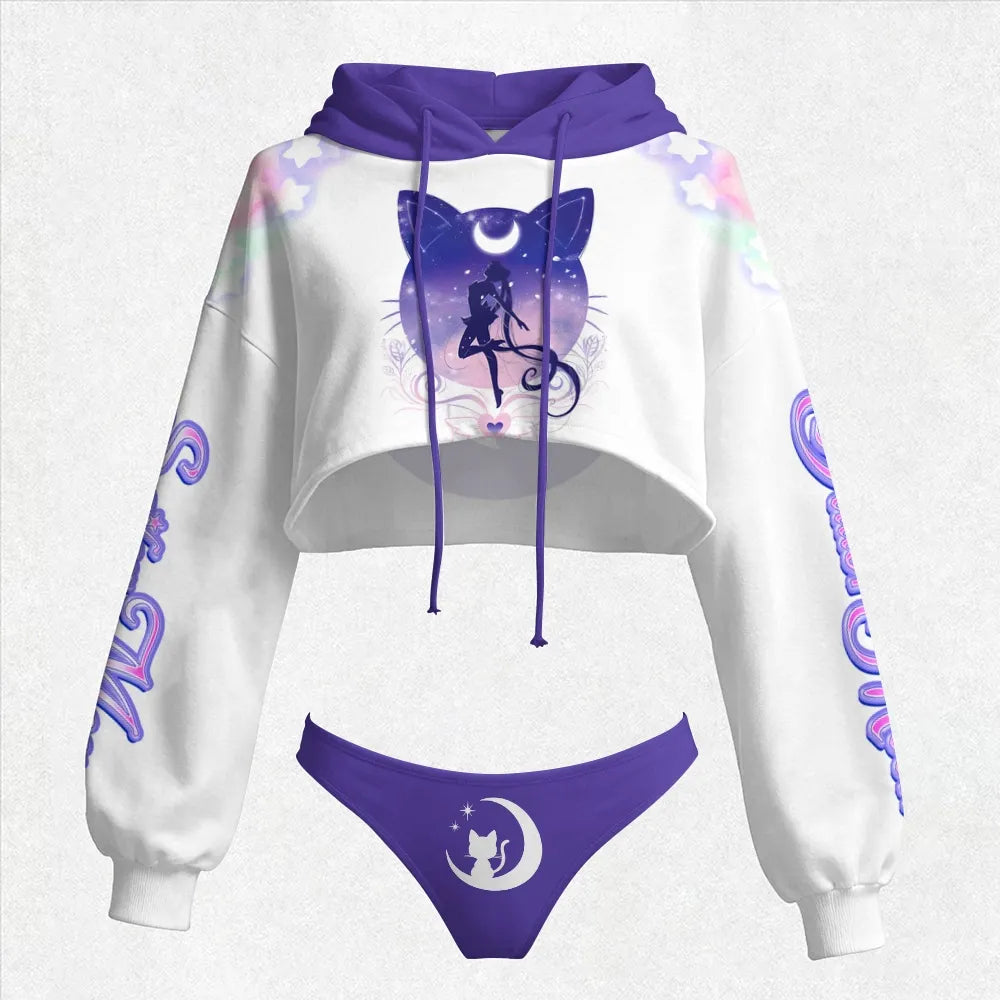 "Sailor Moon" Women's Hooded Thicken Suit Set