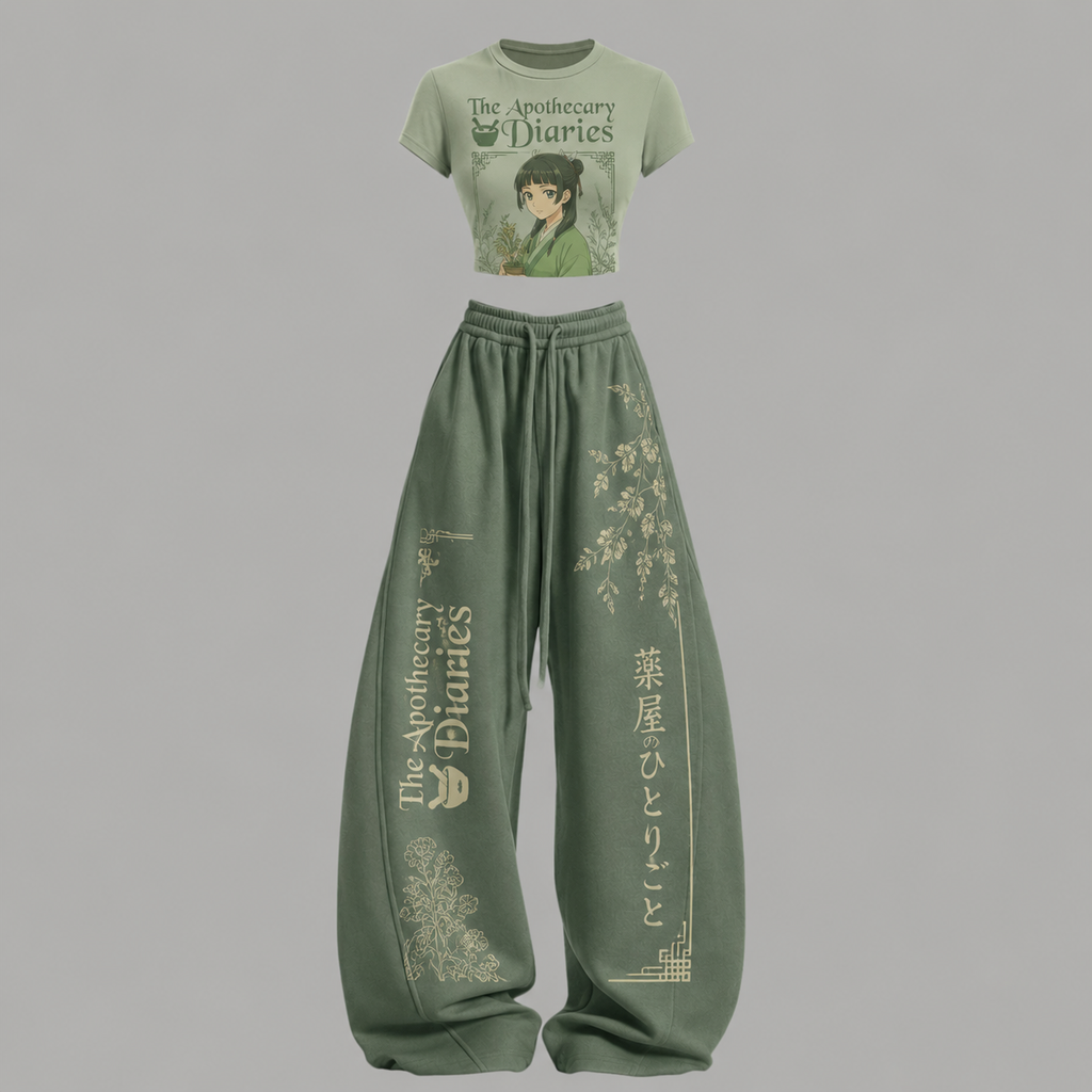 The Apothecary Diaries Top & Elasticated Trousers Two-Piece Set