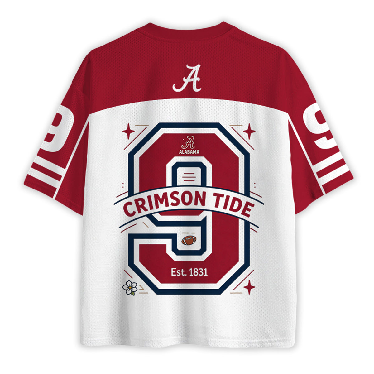 Alabama Crimson Tide Cute Cartoon NCAA Jersey Shirts