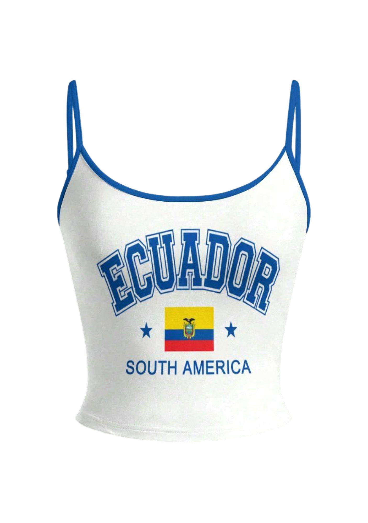 Ecuador Flag Tops & Elasticated Trousers Two-Piece Set Secondary image
