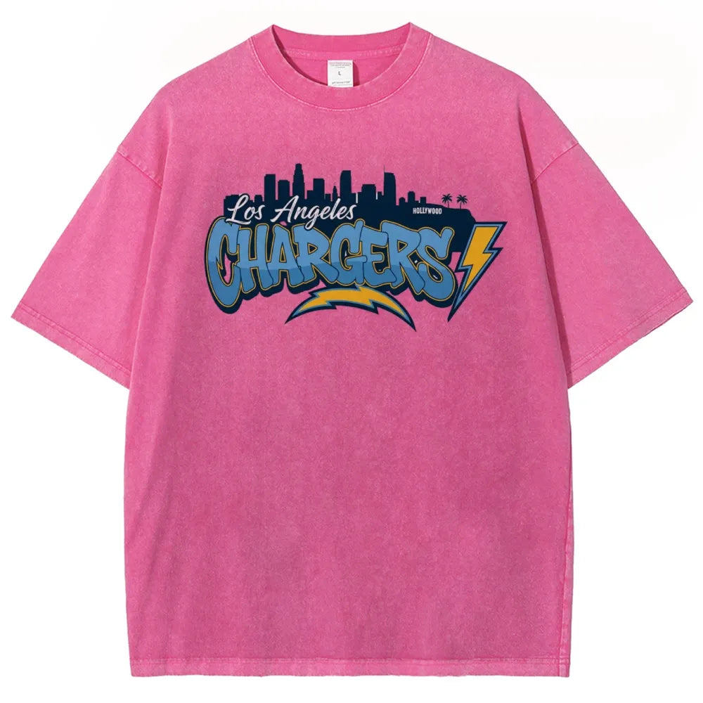 Los Angeles Chargers Unisex Vintage Washed T-shirt