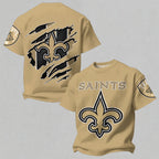 "New Orleans Saints"  Printed Oversized Unisex T-shirt