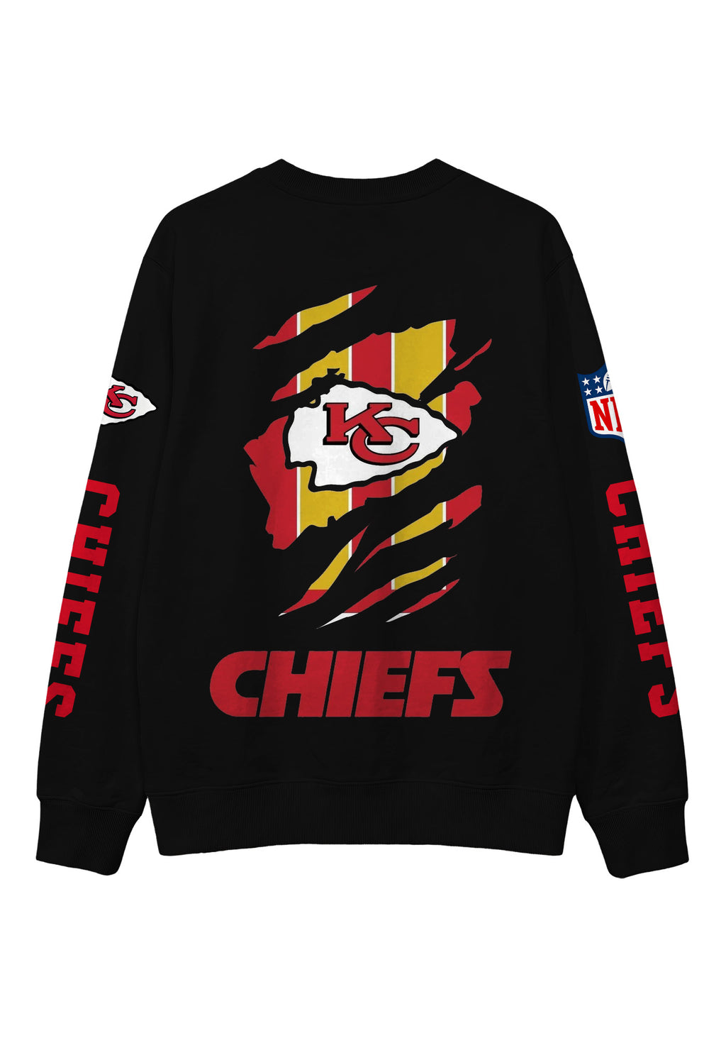 Retro Kansas City Chiefs 1960 Football Graphic Crewneck Sweatshirt