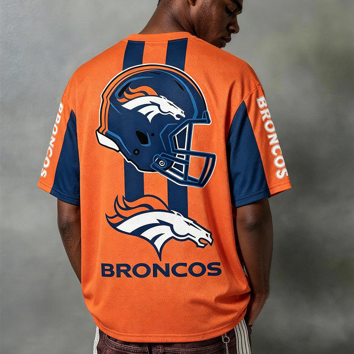 Denver Broncos EST 1960 Helmet Graphic Jersey Shirts Main image