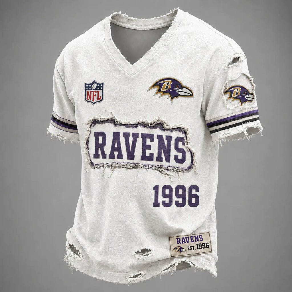 BAL x NFL LUXURY V-Neck T-Shirt 3005 DatND DVT