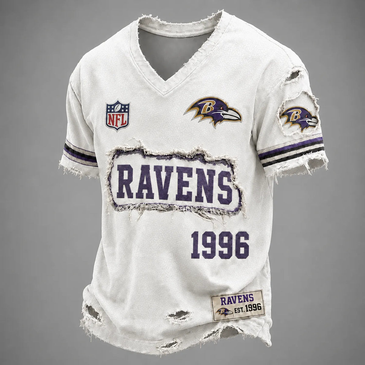 BAL x NFL LUXURY V-Neck T-Shirt 3005 DatND DVT