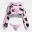 Pokémon Women's Cropped Hoodie & Thong Sets