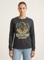 Women's Football Academy Helmet And Ball Printed Long Sleeve T-Shirt