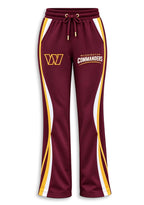 Women's Washington Commanders Crewneck Sweatshirt & Flared Pants 2 Piece Set