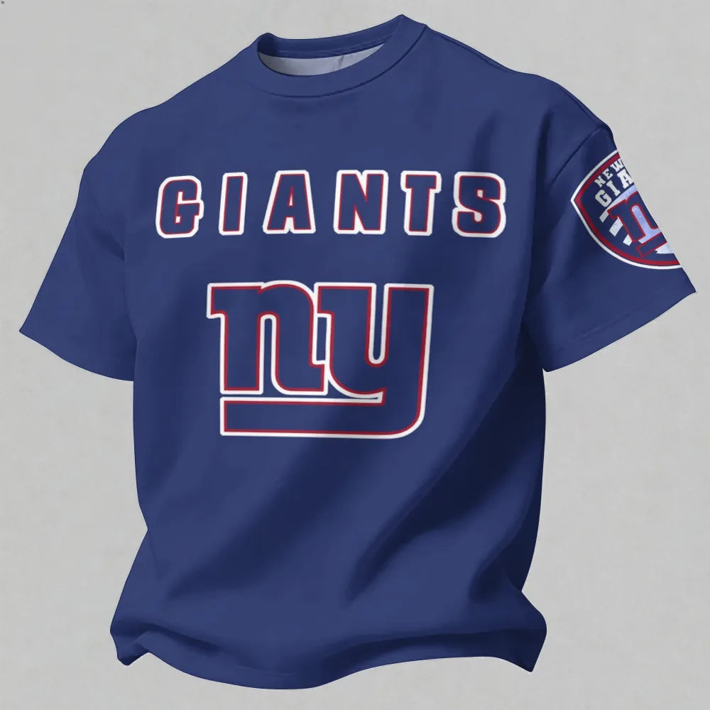 "New York Giants" Printed Oversized Unisex T-shirt