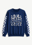 Women's Dallas Cowboys Floral Bow Crewneck Sweatshirt
