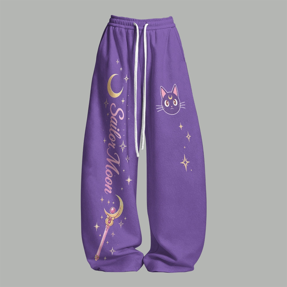 Sailor Moon Top & Elasticated Trousers Two-Piece Set