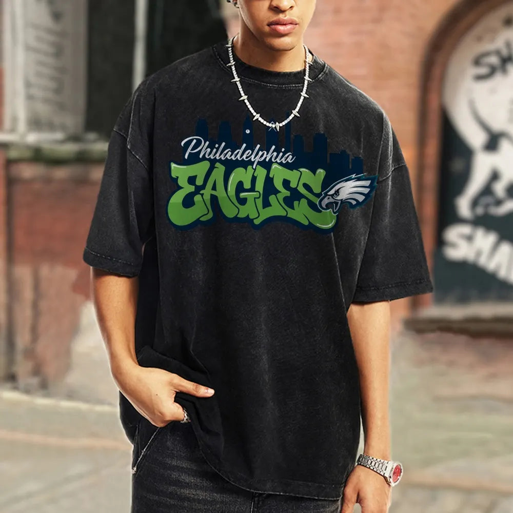 Philadelphia Eagles Unisex Vintage Washed T-shirt