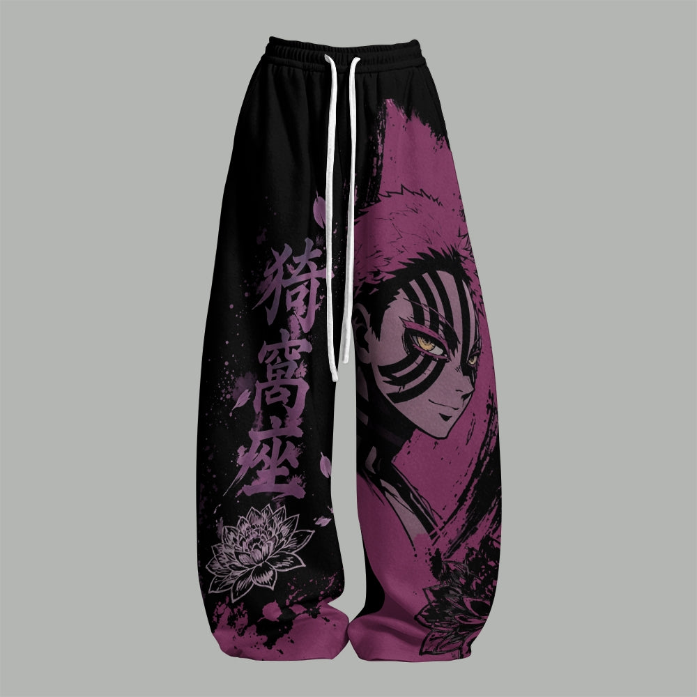 Demon Slayer Top & Elasticated Trousers Two-Piece Set 2605009766