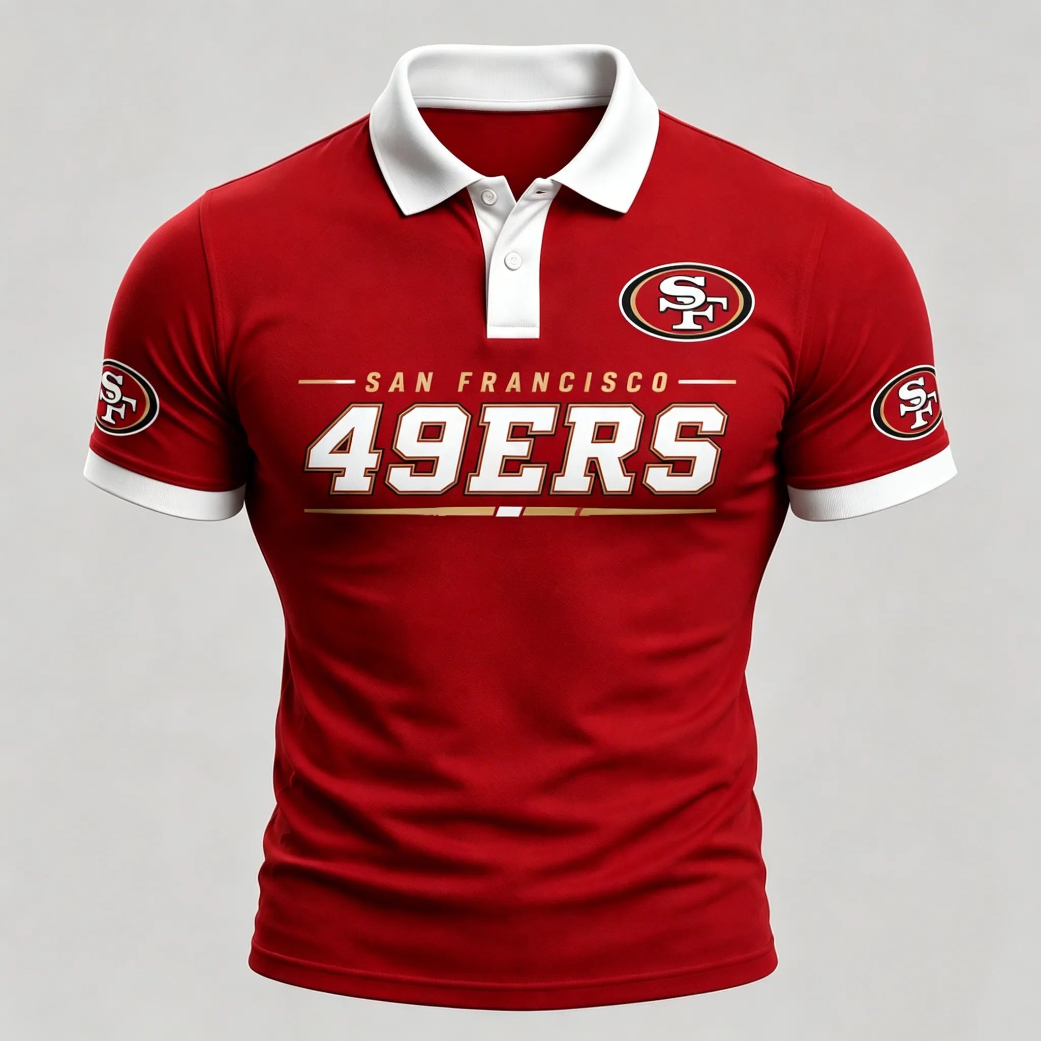San Francisco 49ers Men's Polo Shirt Print