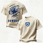 Dallas Cowboys Printed Unisex 100% Pure Cotton Washed T-Shirt