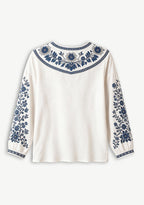 Indianapolis Colts Boho Floral Printed V-Neck Long Sleeve Shirt