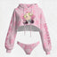 "Demon Slayer" Women's Hooded Thicken Suit Set