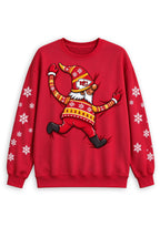 Women's Kansas City Chiefs Christmas Gnome Crewneck Sweatshirt